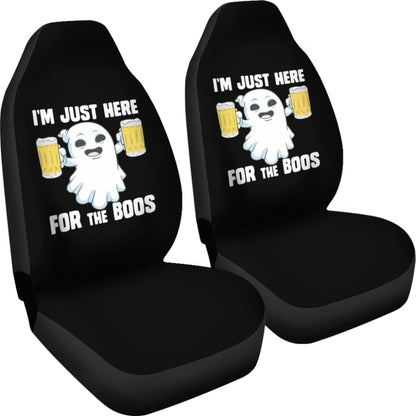 I’m Just Here For The Boos Halloween Gift Ideas Car Seat Covers 212001 - YourCarButBetter