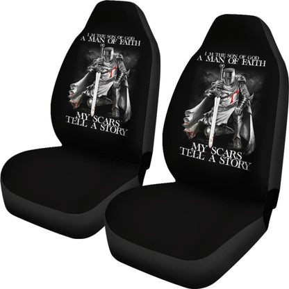 I’m The Son Of God A Man Of Faith Car Seat Covers 212203 - YourCarButBetter