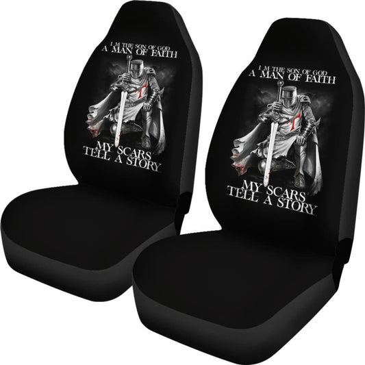I’m The Son Of God A Man Of Faith Car Seat Covers 212203 - YourCarButBetter