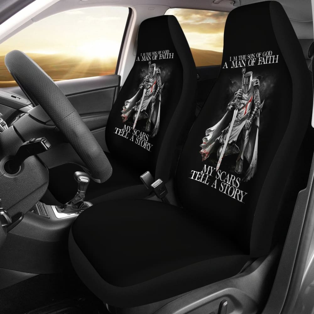 I’m The Son Of God A Man Of Faith Car Seat Covers 212203 - YourCarButBetter