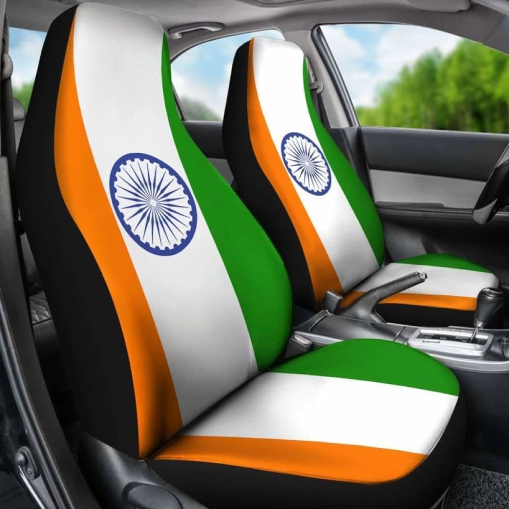 India Flag Car Seat Covers 100421 094201 - YourCarButBetter