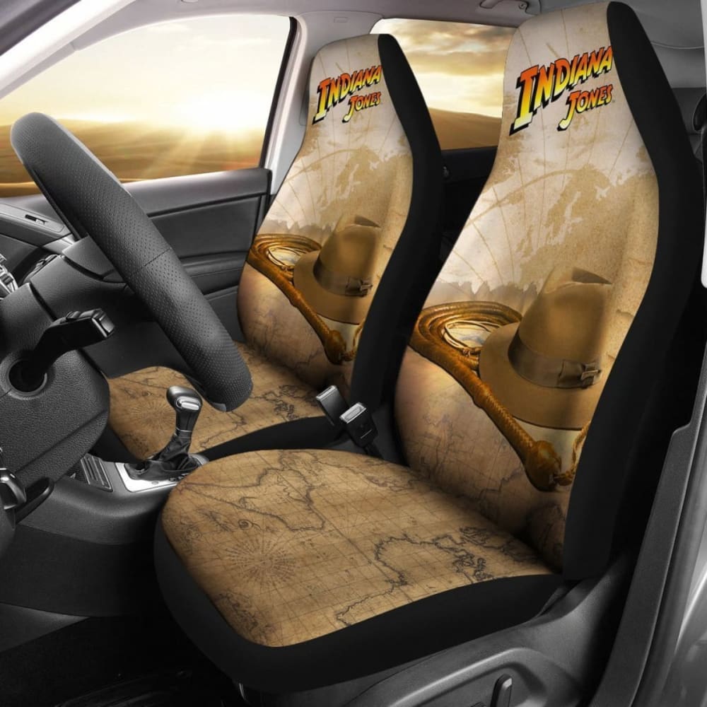 Indiana Jones’S Hat Car Seat Covers Amazing 094201 - YourCarButBetter