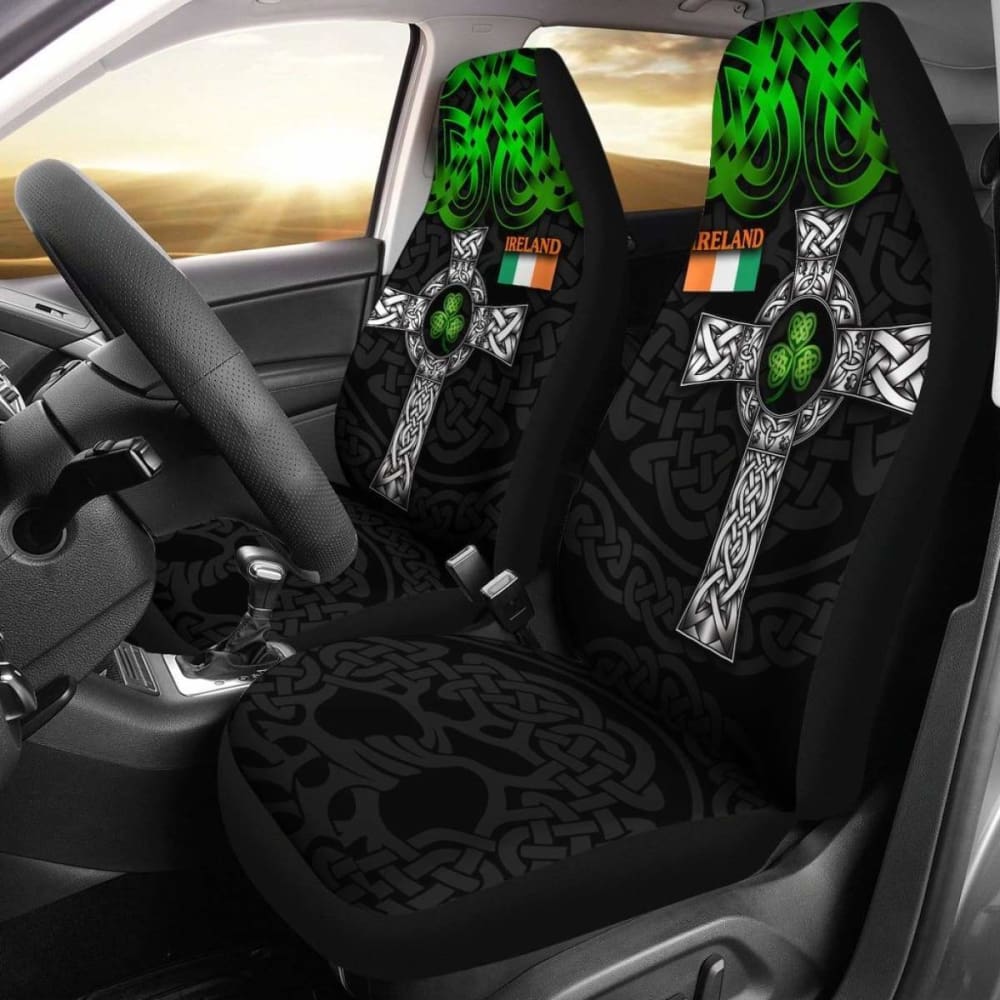 Ireland Car Seat Covers - Celtic Cross Style - 160905