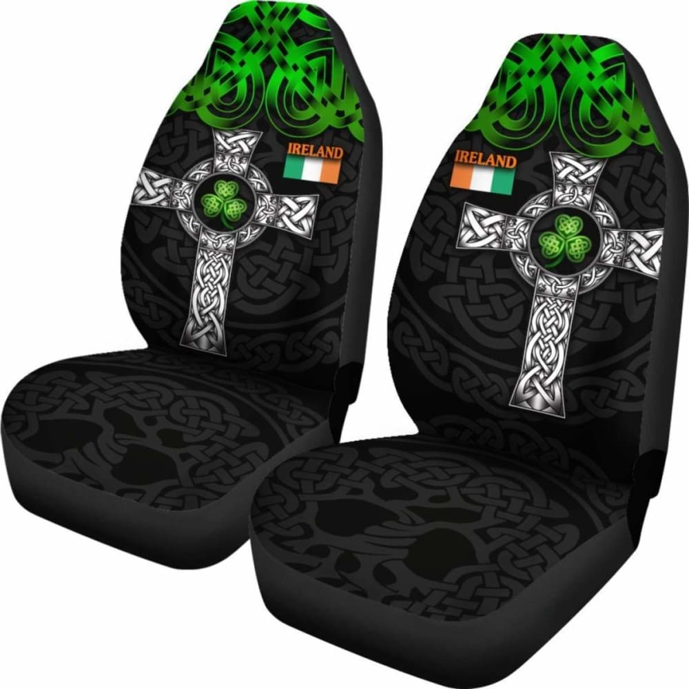 Ireland Car Seat Covers - Celtic Cross Style - 160905