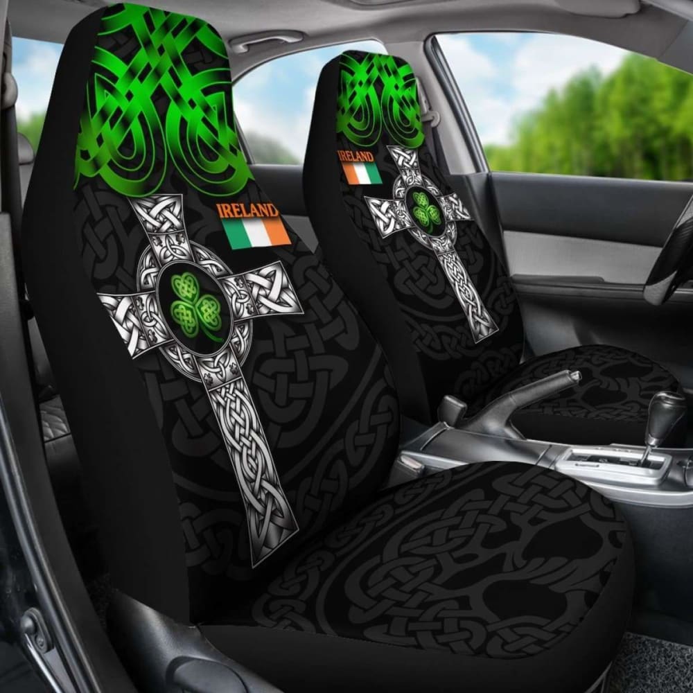 Ireland Car Seat Covers - Celtic Cross Style - 160905