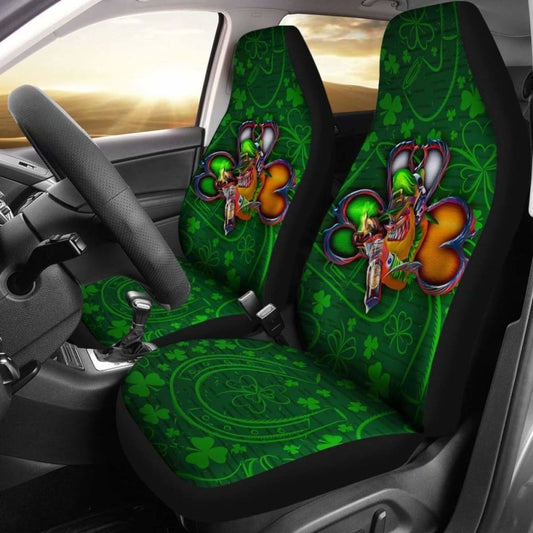 Ireland Car Seat Covers - Irish Pride Shamrock Patterns - 154230 - YourCarButBetter