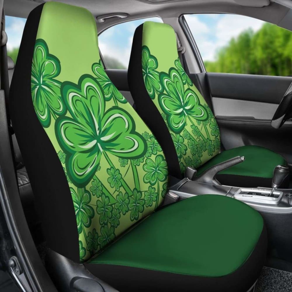 Ireland Car Seat Covers - Shamrock Garden 154230 - YourCarButBetter