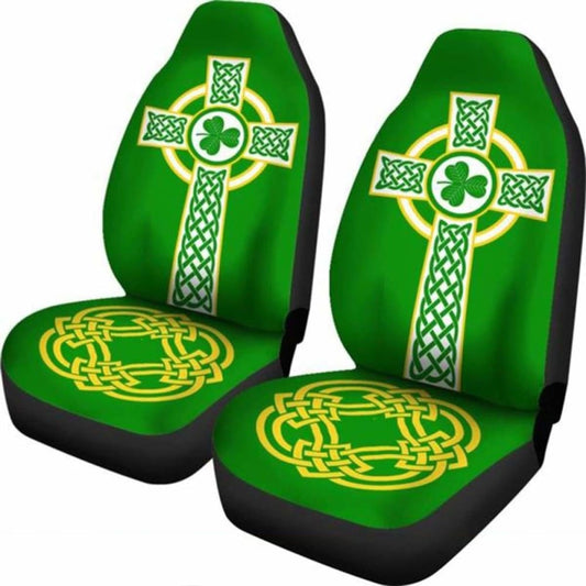 Ireland Celtic Cross Car Seat Covers 160905