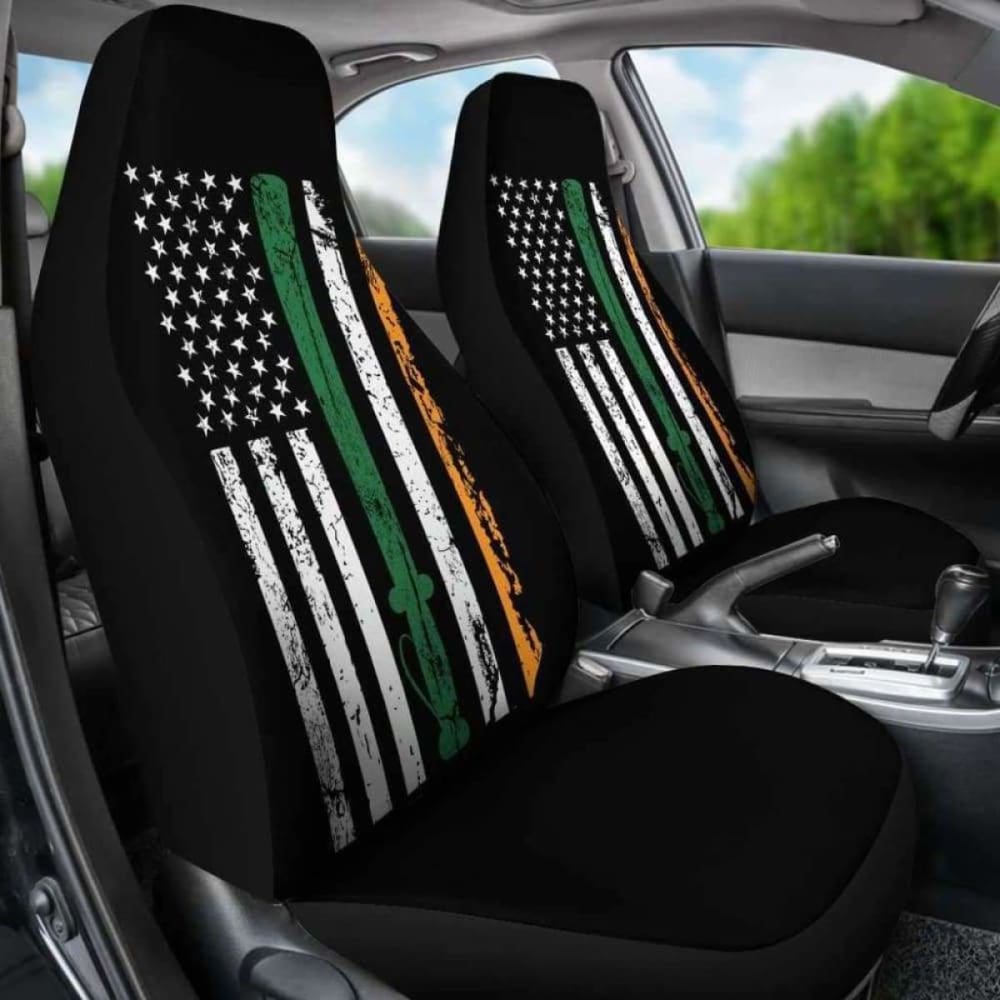 Irish Police Flag Car Seat Covers 153908 - YourCarButBetter