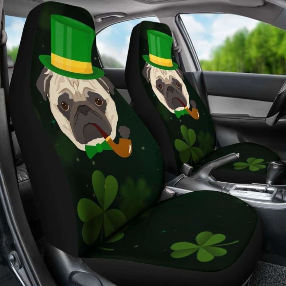 Irish Pug Car Seat Covers 102918 - YourCarButBetter