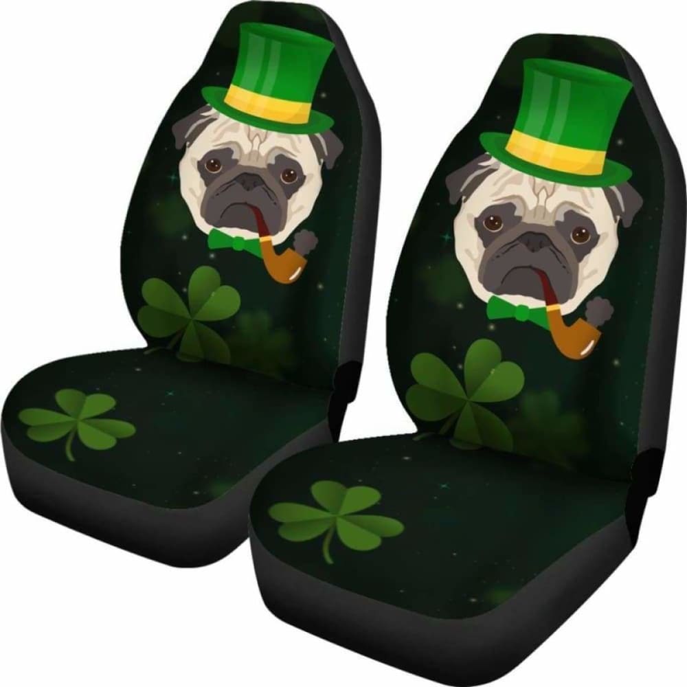 Irish Pug Car Seat Covers 102918 - YourCarButBetter
