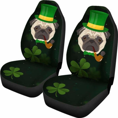 Irish Pug Car Seat Covers 102918 - YourCarButBetter