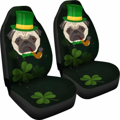 Irish Pug Car Seat Covers 102918 - YourCarButBetter