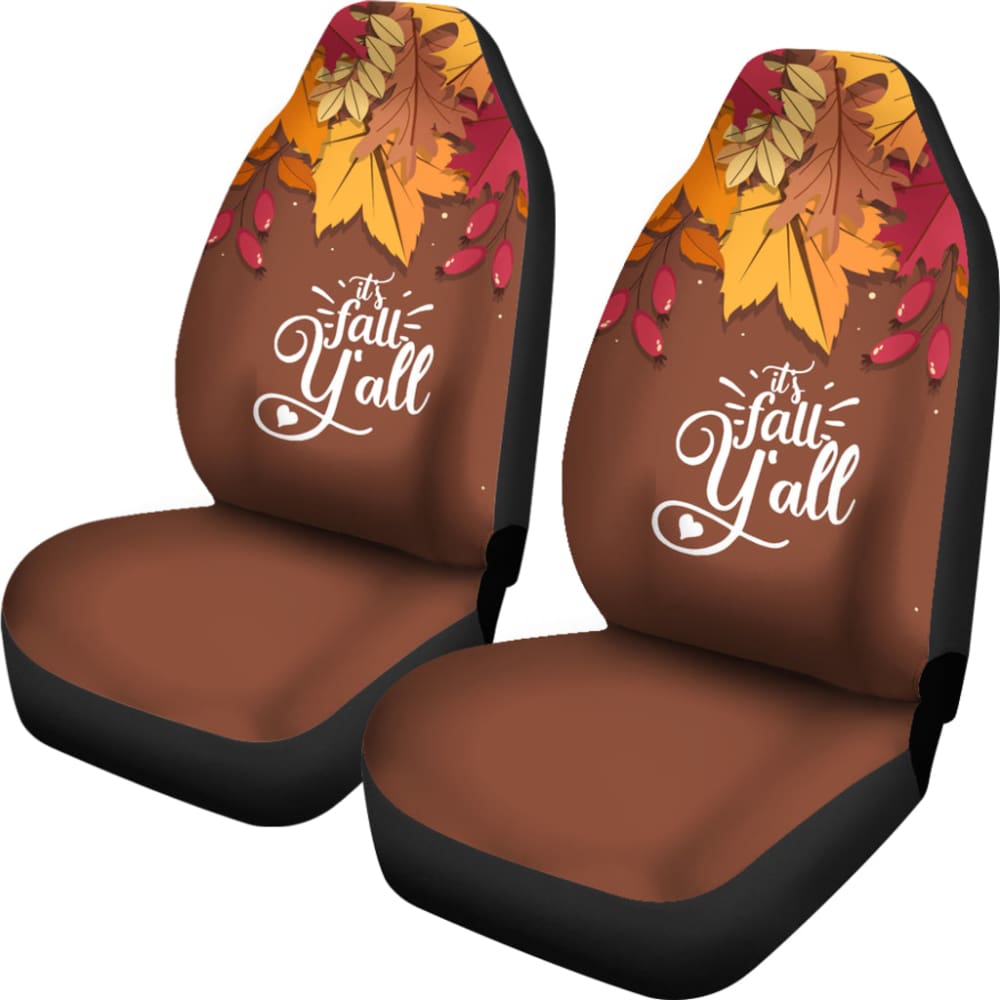 It’s Fall Y’all Thanksgiving Car Seat Covers 212001 - YourCarButBetter