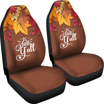 It’s Fall Y’all Thanksgiving Car Seat Covers 212001 - YourCarButBetter