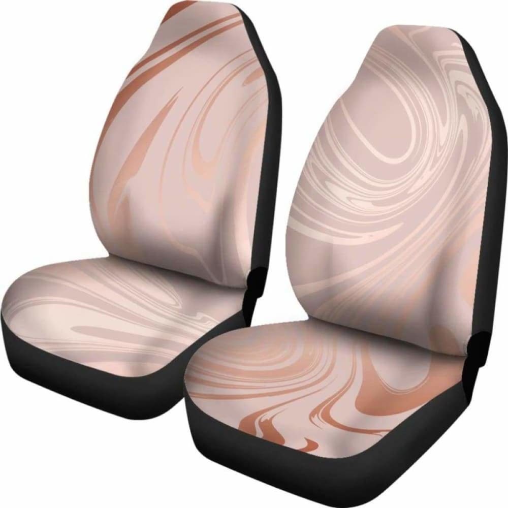Ivory Swirls Car Seat Covers 102802 - YourCarButBetter