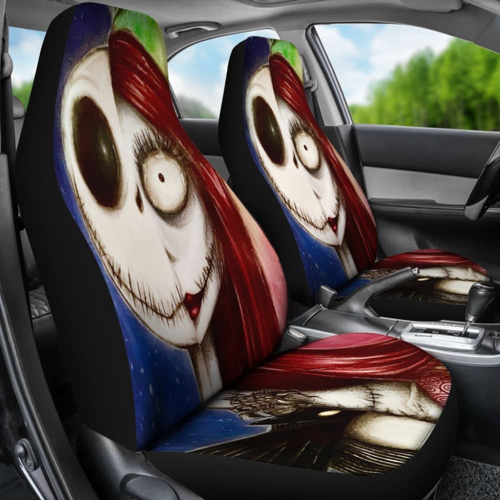 Jack And Sally The Nightmare Before Christmas Car Seat Covers 101819 - YourCarButBetter