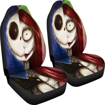 Jack And Sally The Nightmare Before Christmas Car Seat Covers 101819 - YourCarButBetter