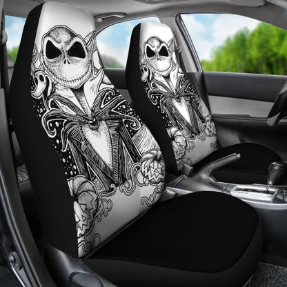 Jack Car Seat Covers Nightmare Before Christmas Cartoon 210101 - YourCarButBetter