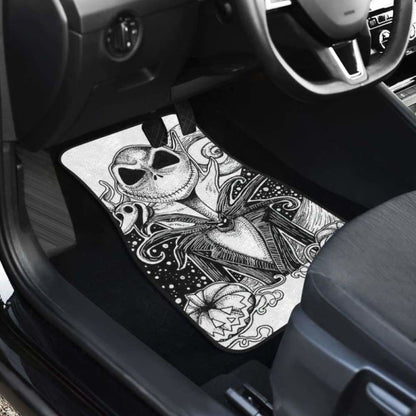 Jack Nightmare Before Christmas Car Floor Mats Cartoon Amazing 101819 - YourCarButBetter