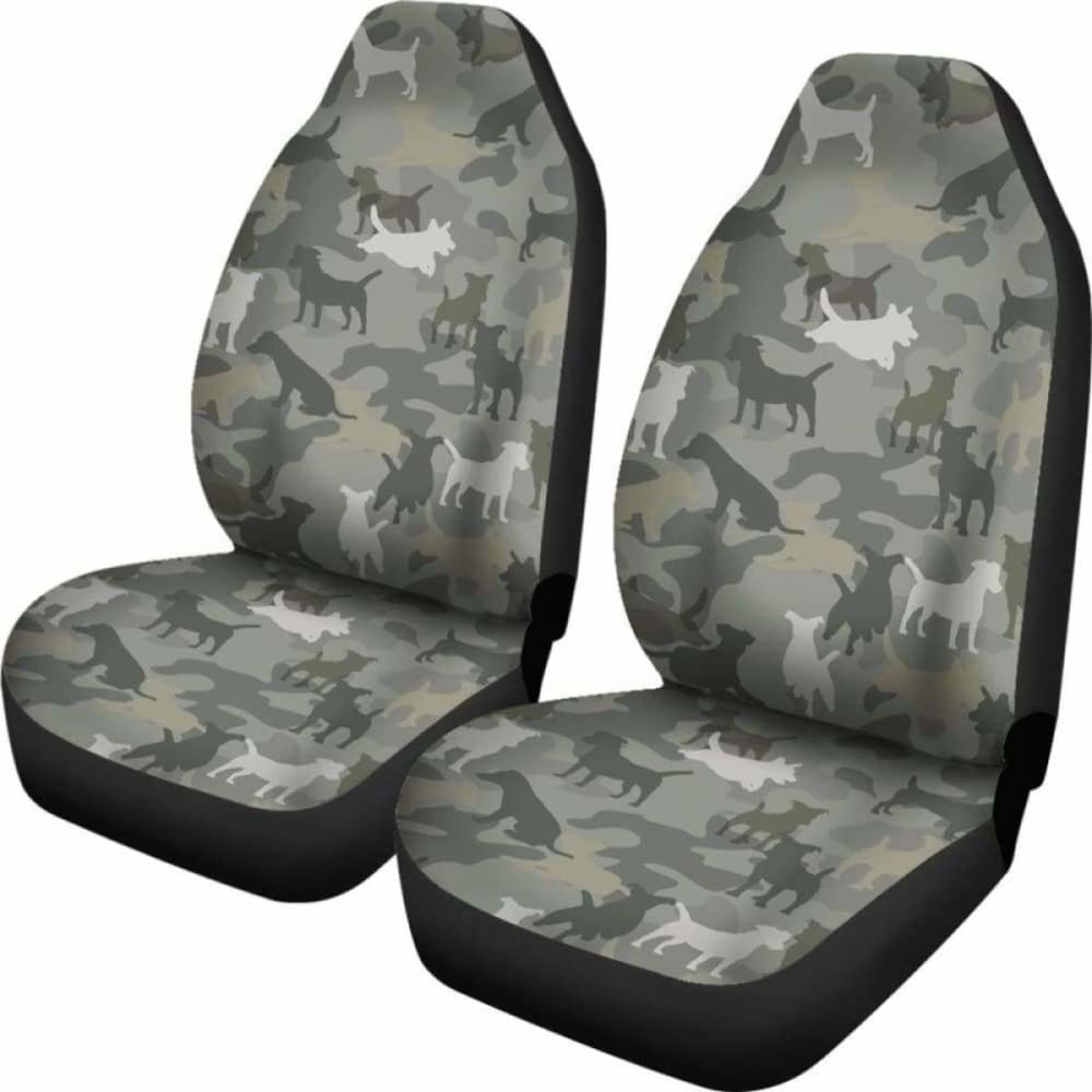 Jack Russell Terrier Camo Car Seat Covers 112608