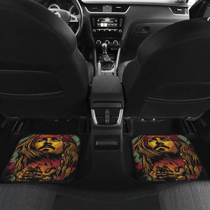 Jack Sparrow Art Car Floor Mats Pirates Of The Caribbean 210101 - YourCarButBetter