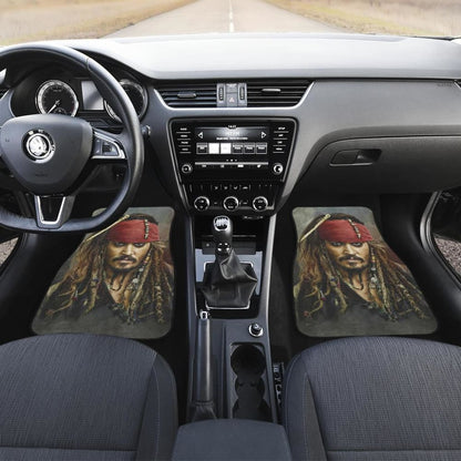 Jack Sparrow Art Pirates Of The Caribbean Car Floor Mats 210101 - YourCarButBetter