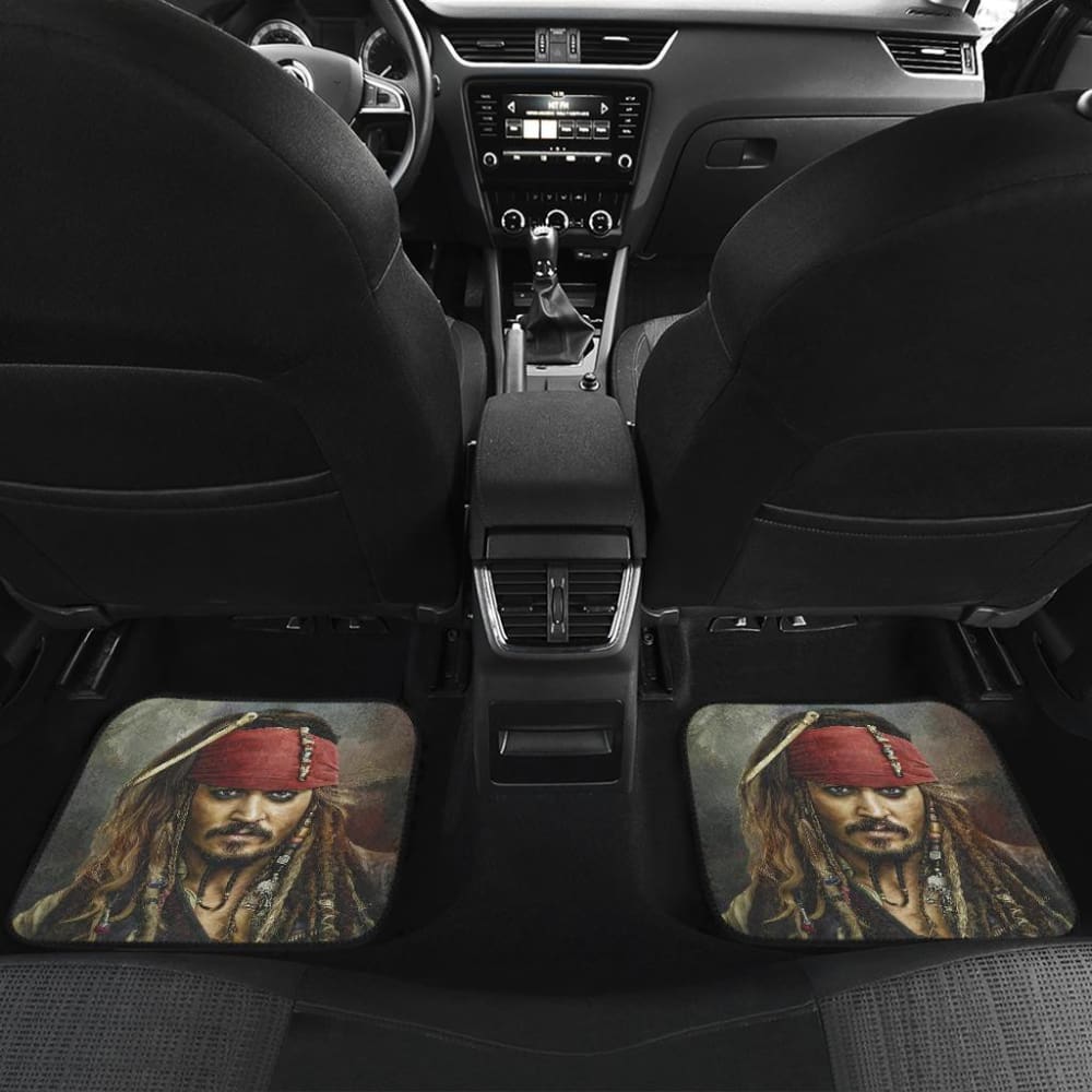 Jack Sparrow Art Pirates Of The Caribbean Car Floor Mats 210101 - YourCarButBetter
