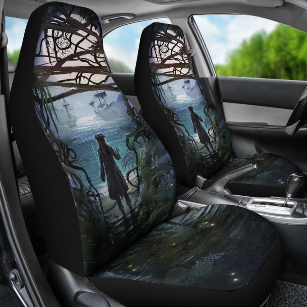 Jack Sparrow Art Pirates Of The Caribbean Car Seat Covers 210101 - YourCarButBetter