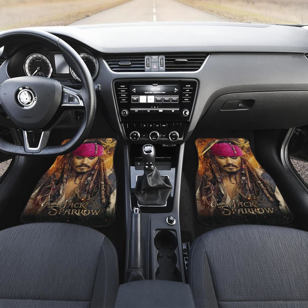 Jack Sparrow Car Floor Mats Pirates Of The Caribbean 210101 - YourCarButBetter