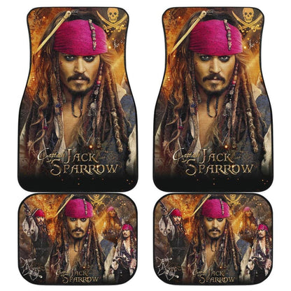 Jack Sparrow Car Floor Mats Pirates Of The Caribbean 210101 - YourCarButBetter