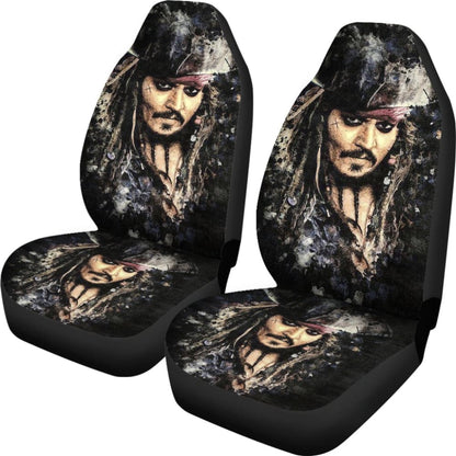 Jack Sparrow Pirates Of The Caribbean Movie Car Seat Covers 210101 - YourCarButBetter