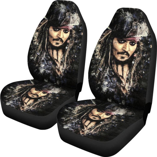 Jack Sparrow Pirates Of The Caribbean Movie Car Seat Covers 210101 - YourCarButBetter