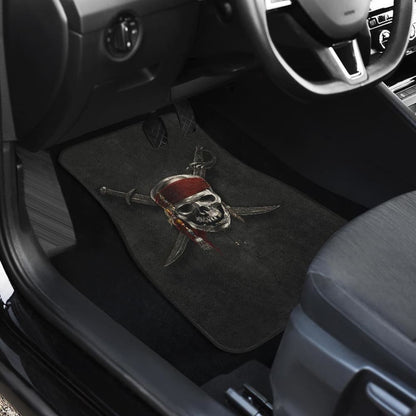 Jack Sparrow Skull Pirates Of The Caribbean Car Floor Mats 210101 - YourCarButBetter