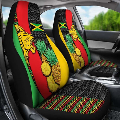 Jamaica Car Seat Covers - Jamaican Lion - Amazing 161012