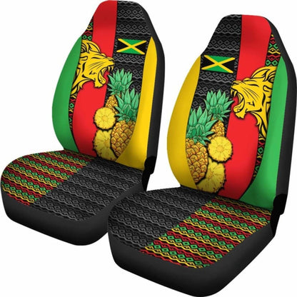 Jamaica Car Seat Covers - Jamaican Lion - Amazing 161012