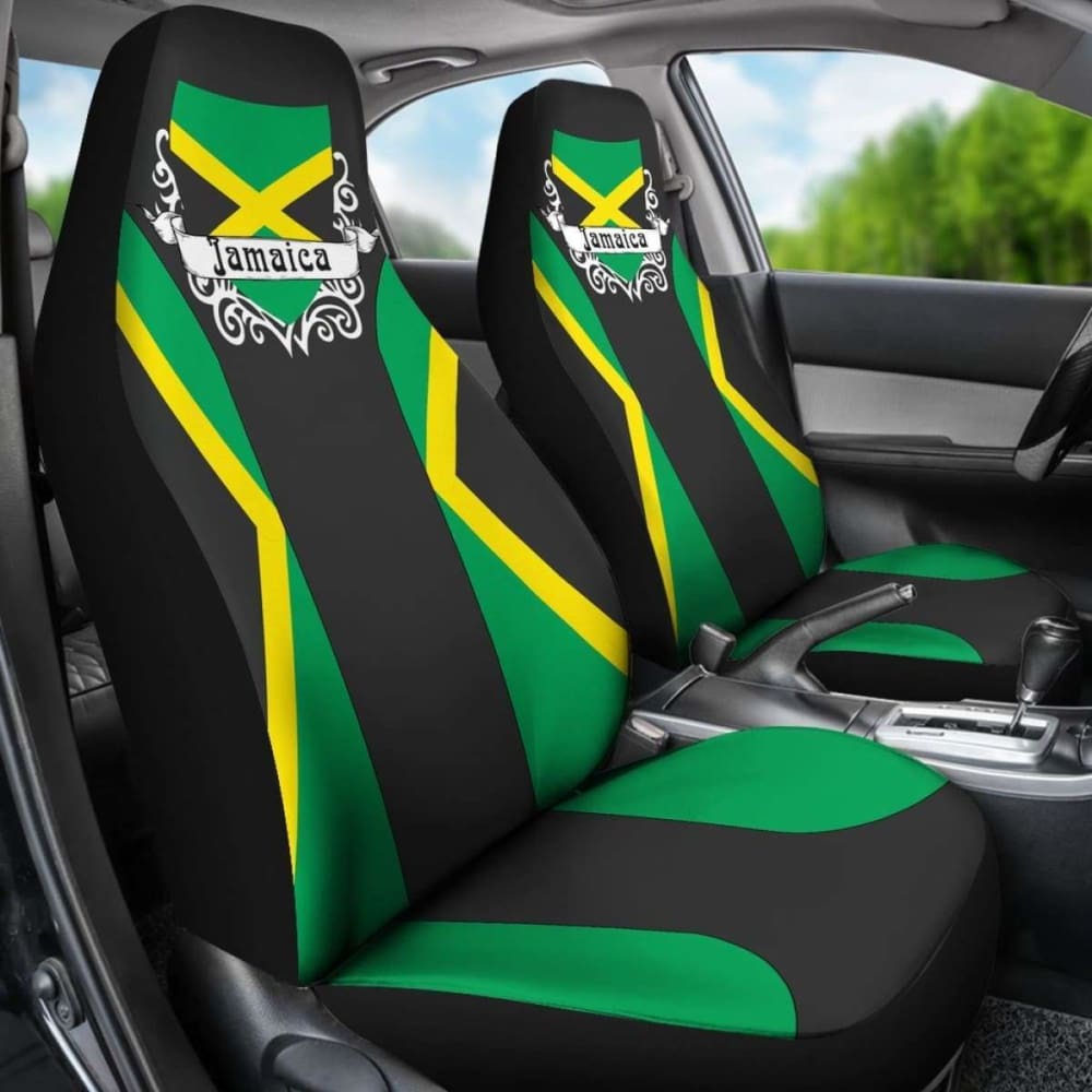 Jamaica Flag Car Seat Cover 161012