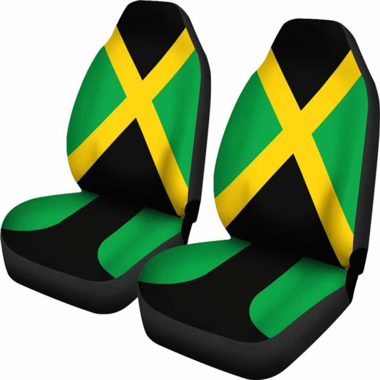 Jamaica Flag Car Seat Covers Amazing 161012