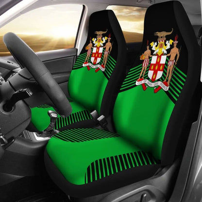 Jamaica Green Coat Of Arms Car Seat Covers Amazing 161012