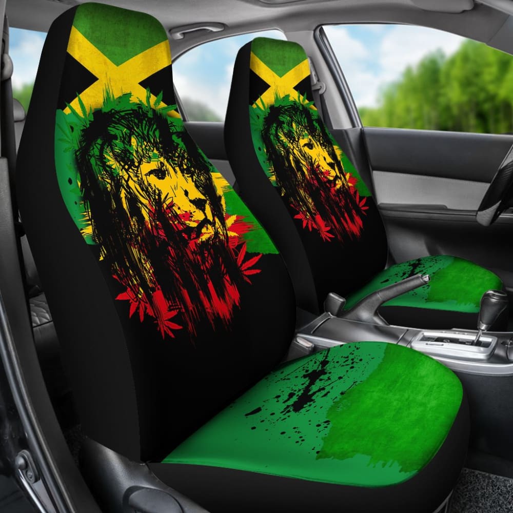 Jamaica Lion Car Seat Covers 211202