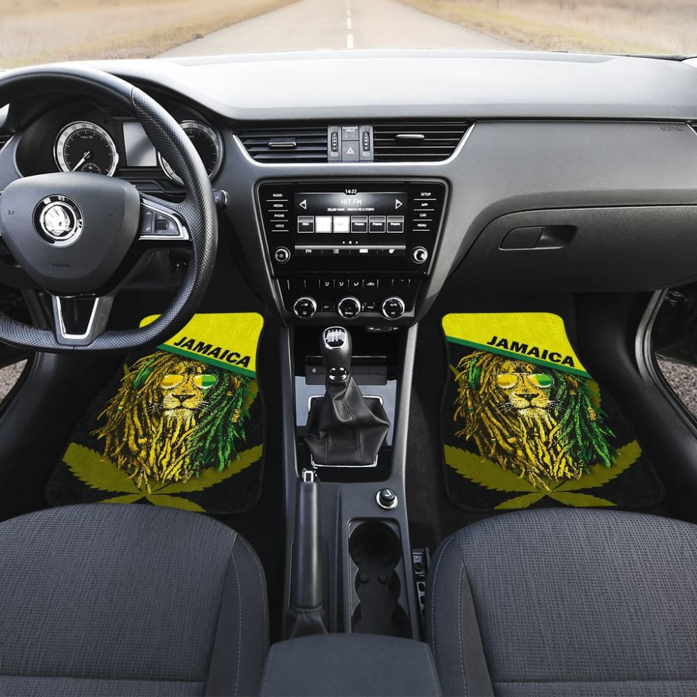 Jamaican Reggae Lion Car Floor Mats 211002