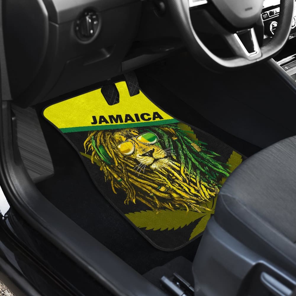 Jamaican Reggae Lion Car Floor Mats 211002
