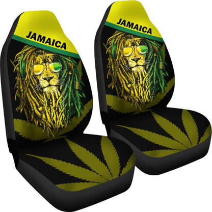 Jamaican Reggae Lion Car Seat Covers 211002
