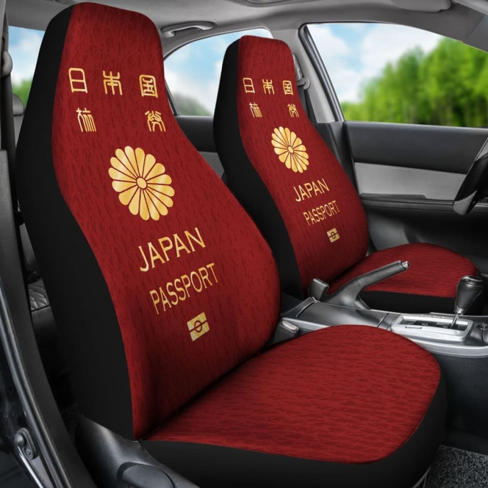 Japan Passport Car Seat Cover 094201 - YourCarButBetter