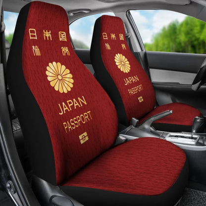 Japan Passport Car Seat Cover 094201 - YourCarButBetter