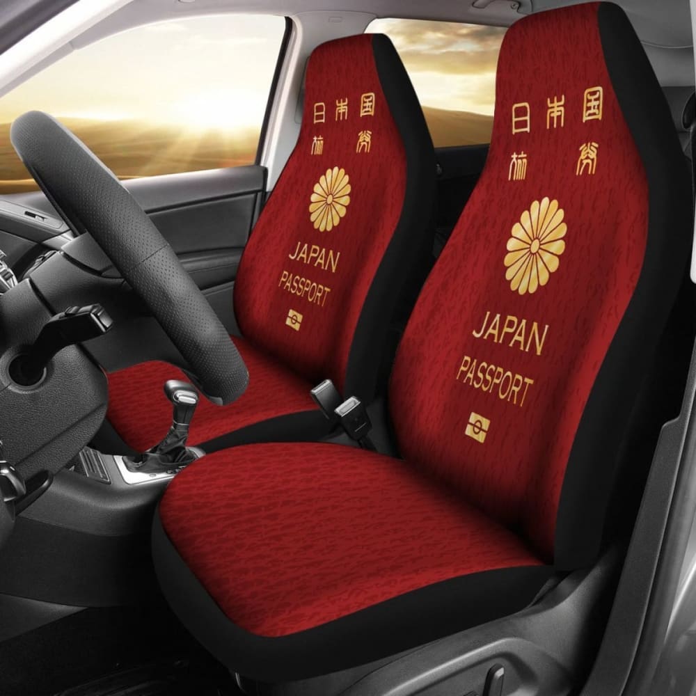 Japan Passport Car Seat Cover 094201 - YourCarButBetter