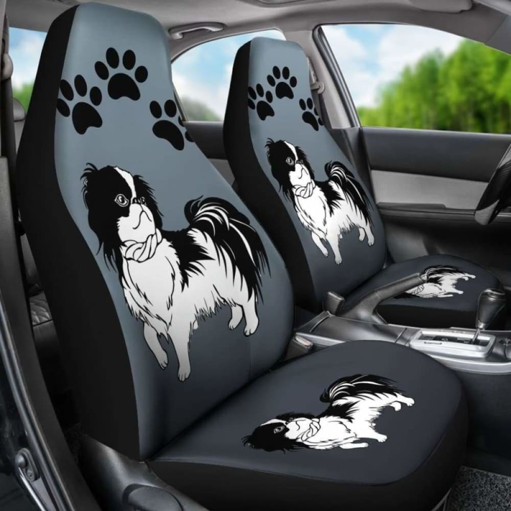 Japanese Chin Car Seat Cover 094201 - YourCarButBetter