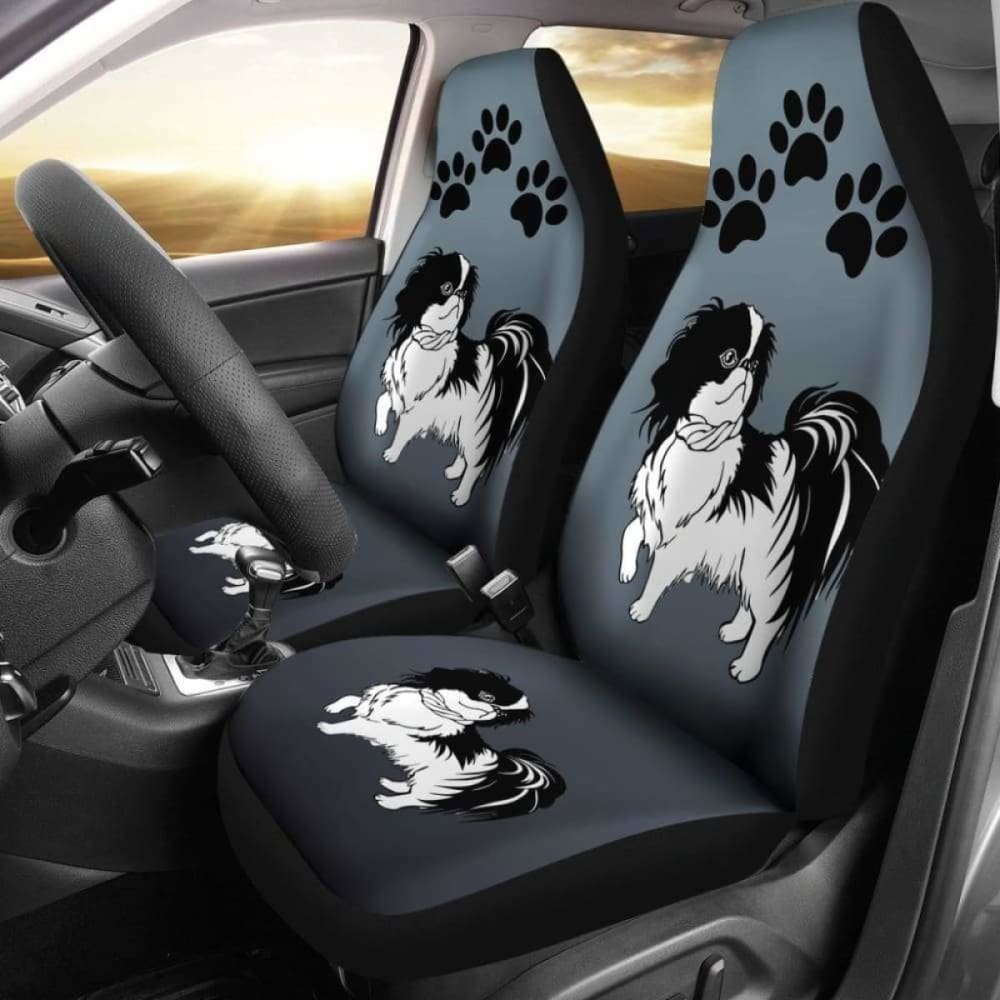 Japanese Chin Car Seat Cover 094201 - YourCarButBetter