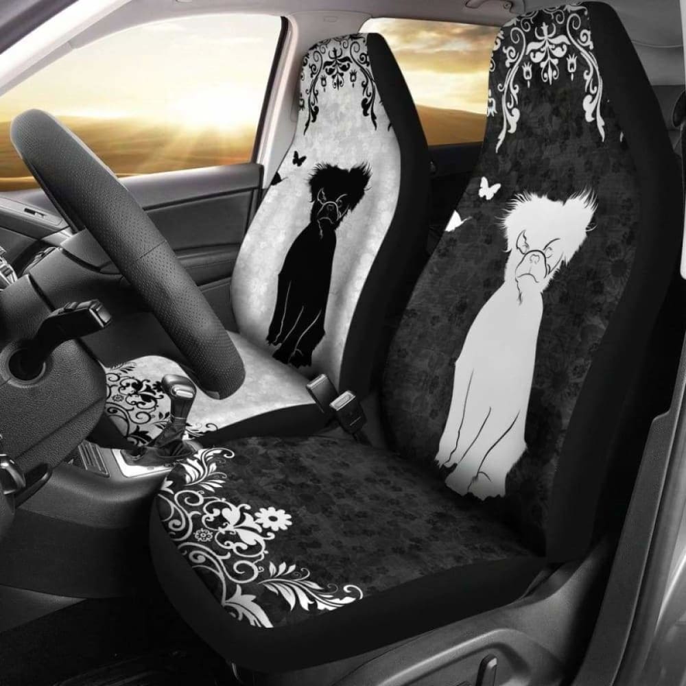 Japanese Chin Car Seat Covers 195016 - YourCarButBetter