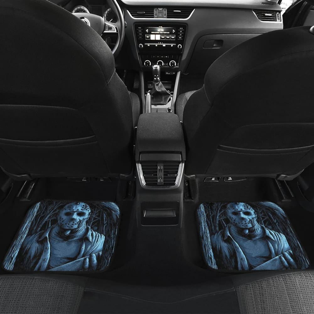 Jason Voorhees Art Friday The 13Th Car Floor Mats Movie Fan Gift 210101 - YourCarButBetter